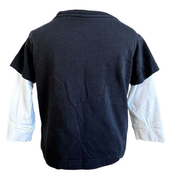 Levi’s Baby Boys Kids Long Sleeve Crewneck Black Graphic Logo Tee. 12 Months. - Picture 3 of 5